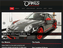 Tablet Screenshot of oakesdetail.com